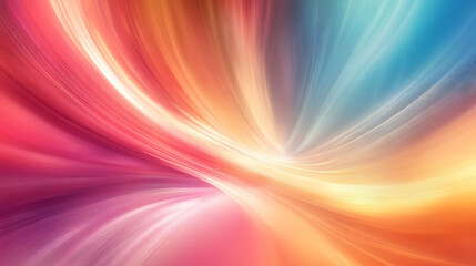 Obraz premium An abstract image featuring an orange background with flowing orange waves