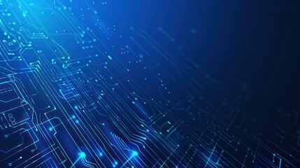 Fototapeta premium Abstract Digital Circuit Board Background