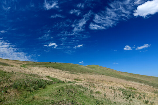 Steppen-Landschaft in Rum&auml;nien (Pajiștile lui Suciu)