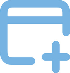 Obraz premium Credit Card Plus icon logo design