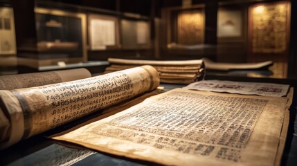 Chinese New Year traditions captured in ancient texts and scrolls