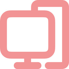 Desktop Computer icon logo design