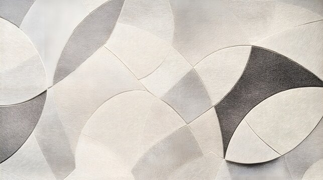 Calming Rhythms shown with soft geometric patterns that blend harmoniously, evoking a feeling of balance and tranquility