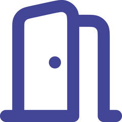Door Open icon logo design