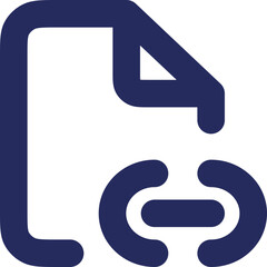 File Link icon logo design