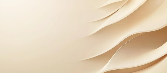 Obraz premium Beige Waves Form a Calm Abstract Backdrop