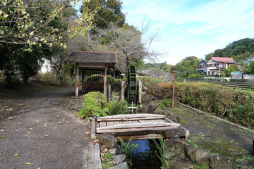 野川の水車