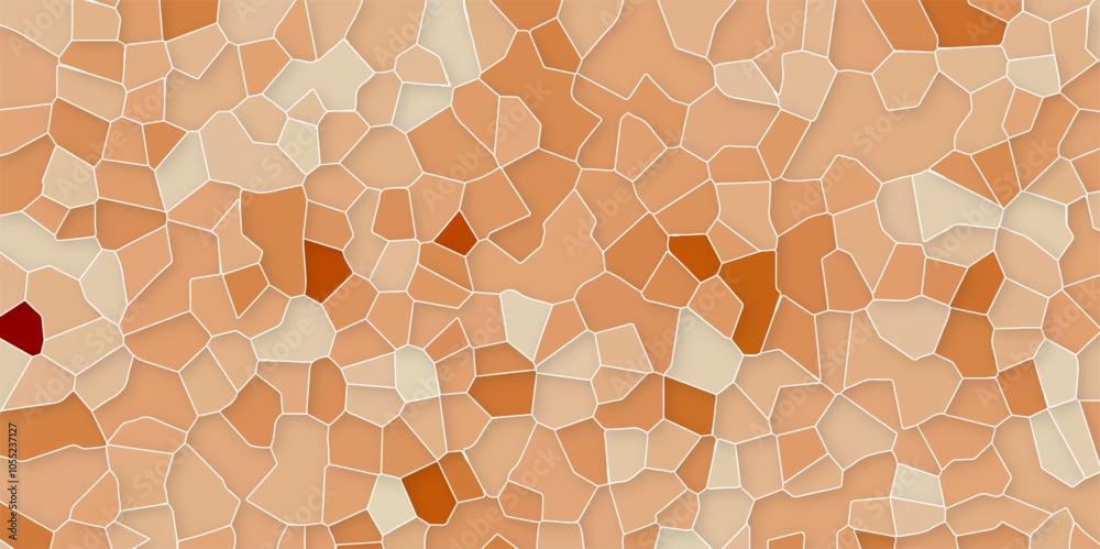 Poster abstract colorful broken stained-glass background with colorful line. geometric seamless pattern wit