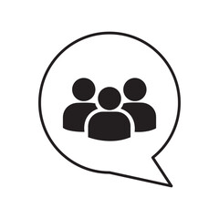 People Icon Vector Design Template Illustration