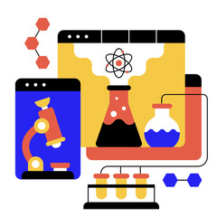 Work in the laboratory