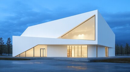 Modern Architecture in Bright Urban Setting