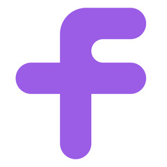 Obraz premium letter f