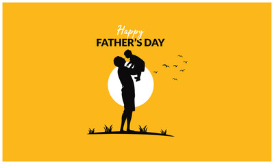 Happy Father's day free vector  