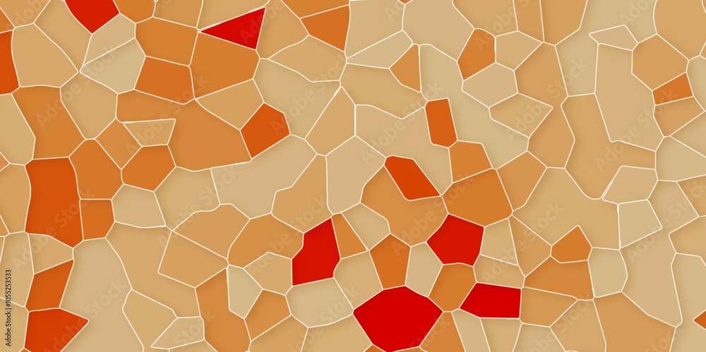 Poster abstract colorful broken stained-glass background with colorful line. geometric seamless pattern wit