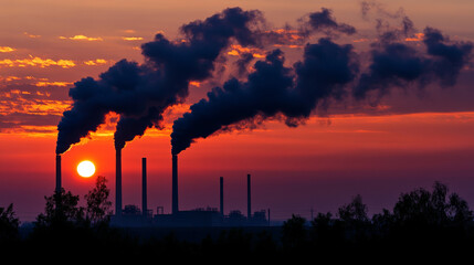 Obraz premium smoke from the chimney