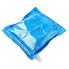 Obraz premium Blue Packet of Laundry Detergent for Cleaning Tasks isolated, transparent background, white background, no background