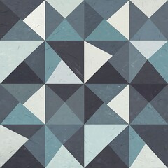 Seamless triangles texture, abstract vector art illustration