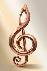 Obraz premium Golden Melody: A Symphony of Music