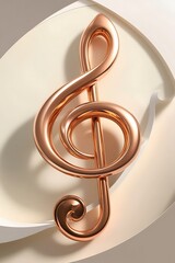 Obraz premium Golden Melody: A Symphony of Music