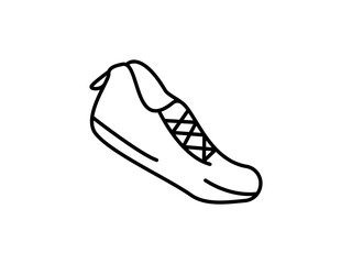 shoe icon vector illustration isolated on white