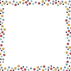 Christmas and new year decorative frame. letter template, invitation, greeting card 