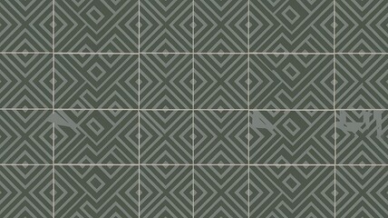 Abstract geometric line and square seamless pattern. Vector illustration for modern design. Black, white color.