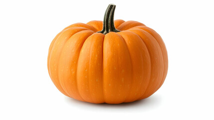 Single Orange Pumpkin, autumn, fall, halloween, thanksgiving, harvest