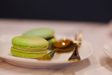 green macarons
