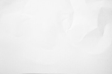 White Paper Texture background. Crumpled white paper abstract shape background with space paper for text