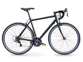 Obraz premium Side view racing bicycle, isolated on white background