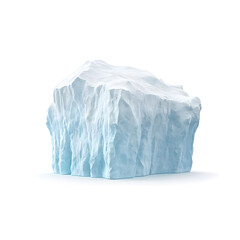 Obraz premium Iceberg Isolated on white background 