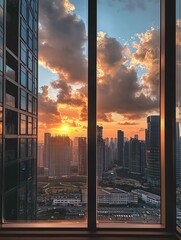 Aerial view of landscape in Shenzhen city,China
