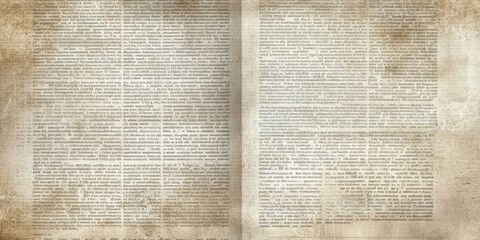 Fototapeta premium Vintage Grunge Newspaper Background Texture