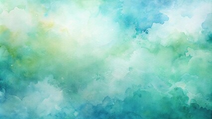 Soft watercolor texture background with gentle blue and green hues, earthy, watercolor