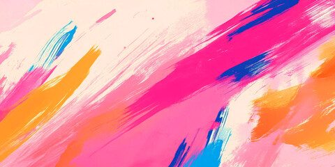 Abstract Brush Strokes Background
