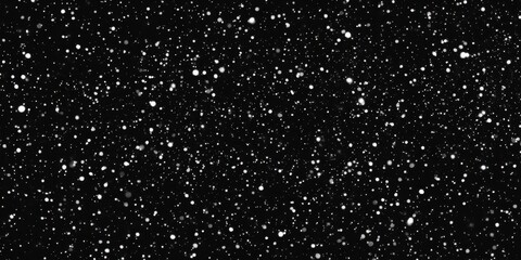 Obraz premium Snow Texture on Black Background Abstract Image