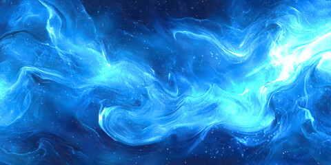 Obraz premium Abstract Blue Wave Background 