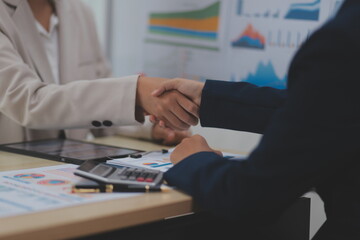 Business Documents, Auditor businesswoman checking searching document legal prepare paperwork or report for analysis TAX time,accountant Documents data contract partner deal in workplace office