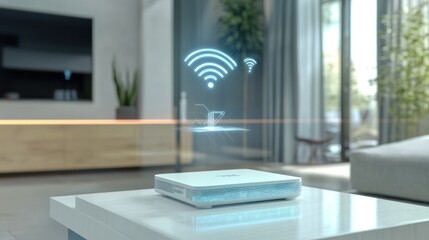 Smart Home Router with Wireless Signal