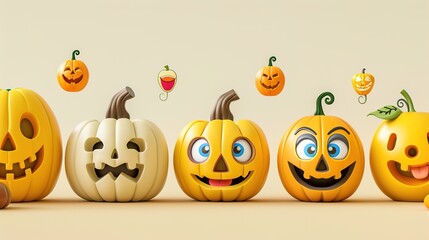 Halloween Emojis - a fun and festive collection of expressive icons. These playful Halloween emojis capture the spirit of the holiday with creativity and humor.