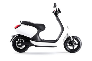 Obraz premium Scooter motorcycle isolated on white background