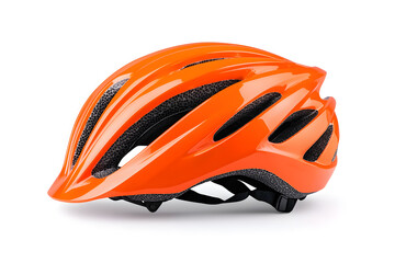 Fototapeta premium Side view Bicycle helmet, isolated on white background
