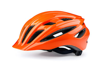 Side view Bicycle helmet, isolated on white background