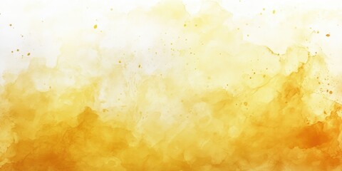 Yellow Watercolor Background for Creative Design Projects