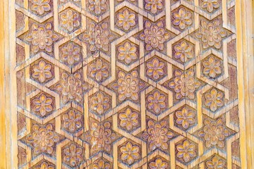 Background screensaver with oriental theme. An old medieval oriental item that has a national heritage in religion