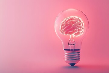 Brain inside a lightbulb