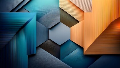 Design a contemporary, abstract background with geometric patterns and gradients