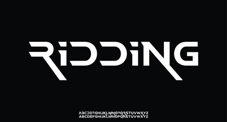Sport Modern Future bold Alphabet Font. Typography urban style fonts for technology, digital, movie logo bold style. vector illustration
