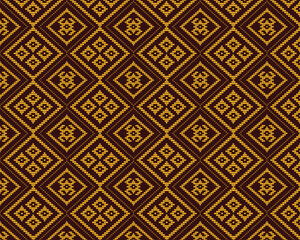 Ethnology classic art pattern design. Local Karen ethnic texture art of North Thailand very beautiful sweet color for decorate products and other. ethnology, karens, cloth, geometrical, art work.