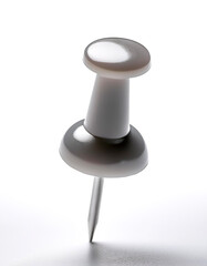 push pins floating or flying isolated white background